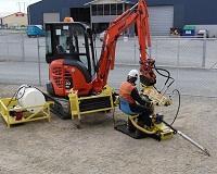 Wiertnice sterowane HDD hydrauliczne serii MWK-3000 Są to profesjonalne małe wiertnice sterowane podczepiane do