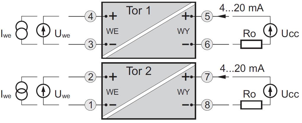 8.2. Podłączenie SP-11 Rys.8.Schemat podłączenia SP-11 WEJŚCIE PRZEŁĄCZNIKI 1 2 3 4 4 20mA - + - - 0 20mA - - - - 0 5mA - - + - 1 5mA - + + - 0 10V + - - + 2 10V + + - + Rys.9.