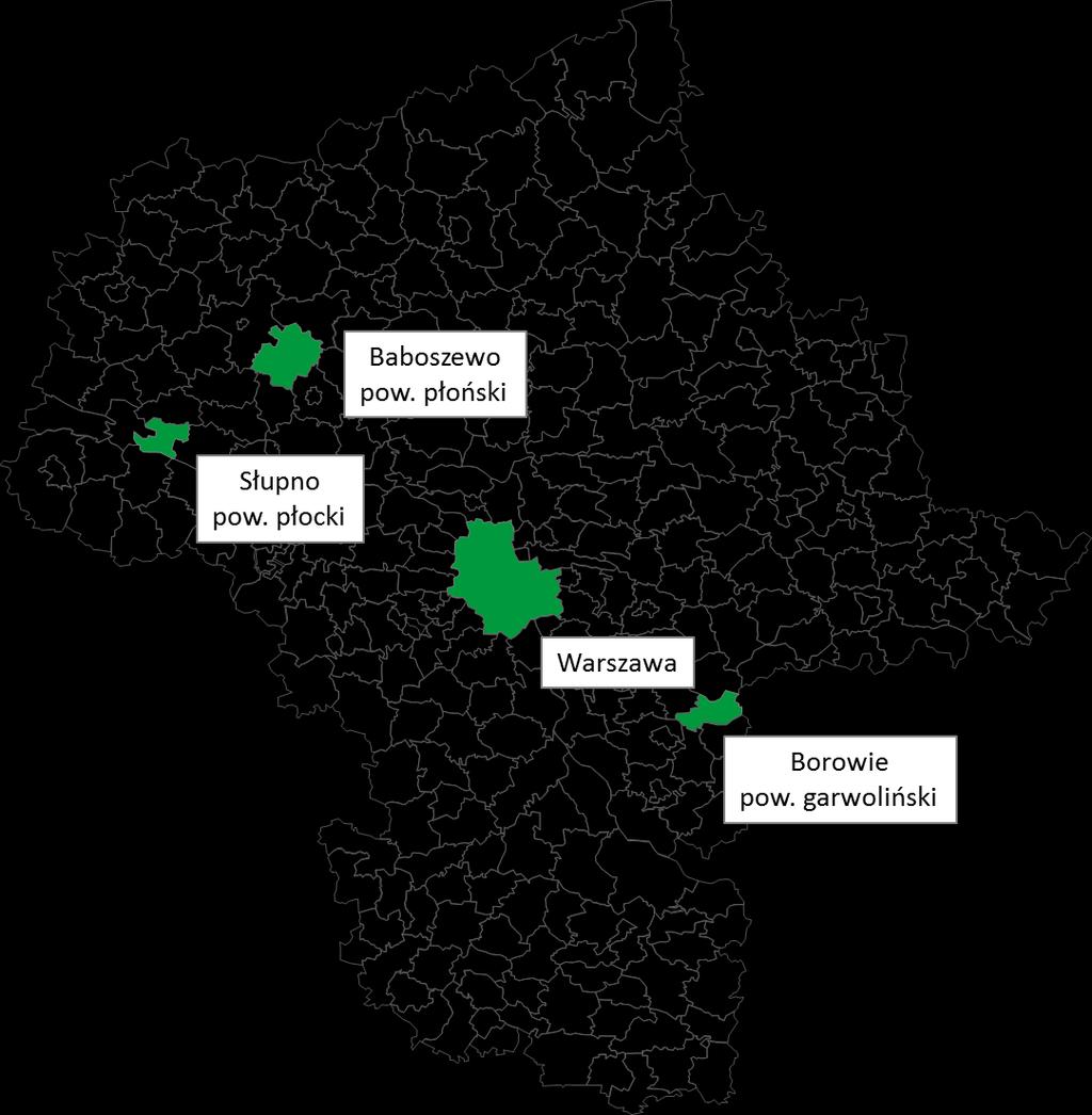 Mapa nr 6 Samorządy woj.