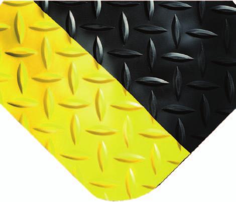 MATY ANTYZMĘCZENIOWE Wearwell Mata antyzmęczeniowa Diamond Plate Przeznaczenie: stosowana, aby zmniejszyć fizyczne zmęczenie oraz jego skutki w wydajności pracy.