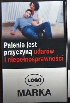 Określ rodzaj wizytówki pokazanej na rysunku oraz zestaw kolorów, w jakim