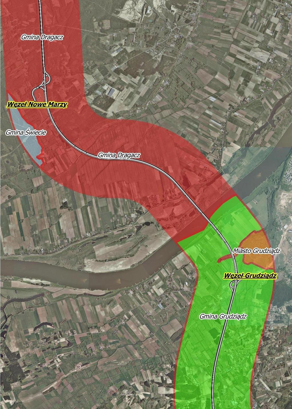 Odcinek 1 Nowe Marzy - Grudziądz Od km 89 + 450 do