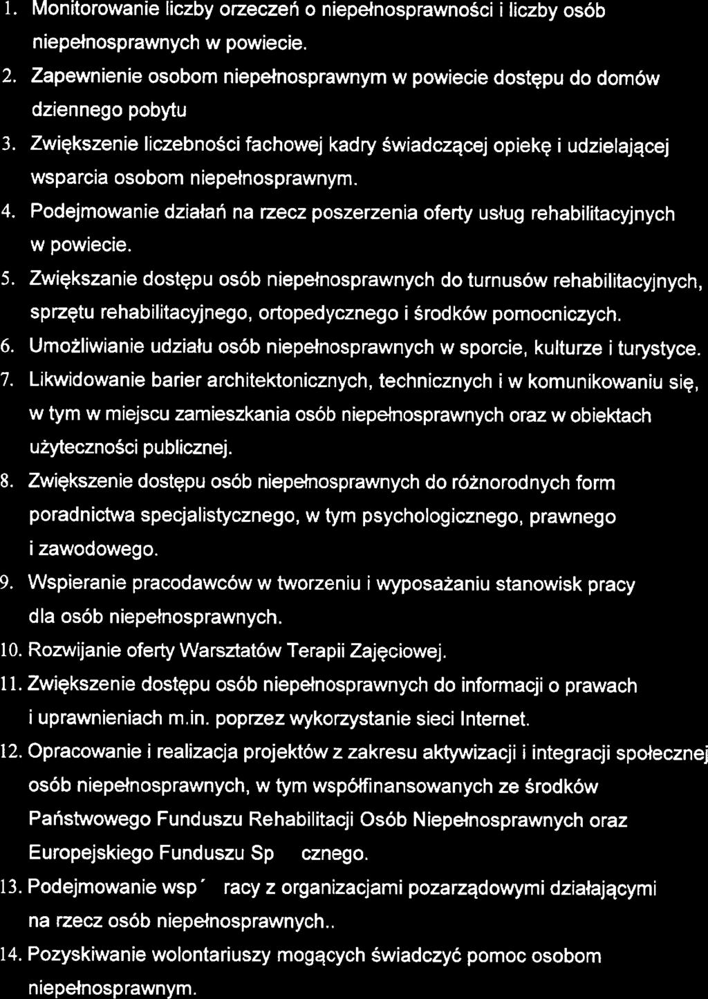 Stratgia Rozwiązywania Prabimów Społcznych Powiatu Pruszkowskigo na łata 201 7-2025 irunki działań do clu opracyjngo 2.