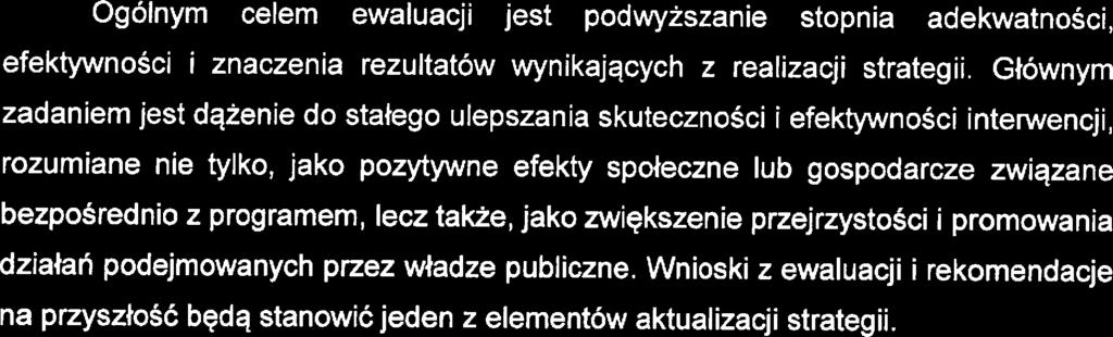 Stratgia Rozwiązywania Problmów Społcznych Powiatu Pruszkowskigo na lata 201 7-2025 Ogólnym clm waluacji jst podxfsryższani stopnia adkwatności, fktywności i znacznia rzultatów wynikających z