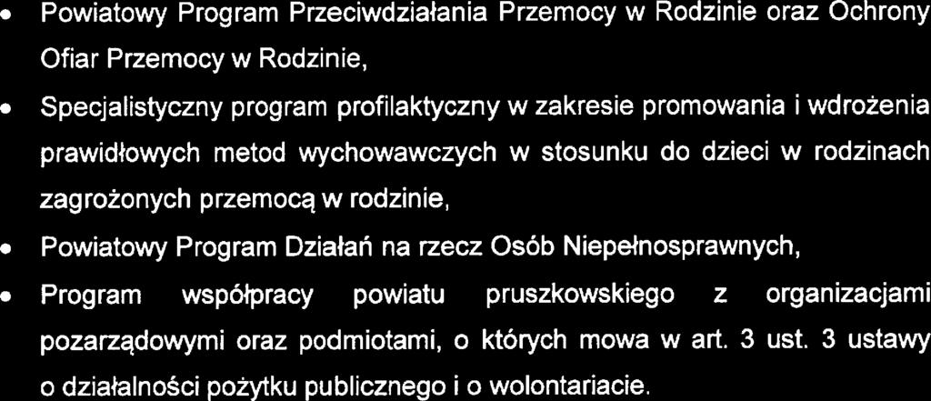 których mowa w art. 3 ust. 3 ustawy o działalności pożytku publiczngo i o wolontariaci.