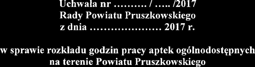 rżlłsł/(yfj?ymuza na trni Powiatu Pruszkowskigo Na podstawi art.