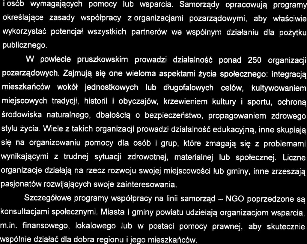 Stratgia Rozwiązywania Problmów Społcznych Powiatu Pruszkowskigo na łata 201 7-2025 i osób wymagających pomocy lub wsparcia.