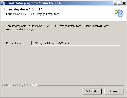 ODINSTALOWYWANIE APLIKACJI Aby usunąć oprogramowanie z systemu należy kliknąć przycisk Start (przycisk z logiem systemu Windows), odnaleźć na liście katalog programu (Rys 13) i
