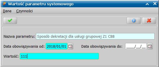 pzycji parametru, spwduje że żaden Użytkwnik, mim psiadanych uprawnień, nie będzie mógł przypisywać pzycji raprtu z ZUS wybranym