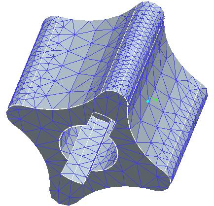 Porównane model dyskretnych wykonanych z użycem elementów typu h p Mesh adaptaton of a model usng p-elements can be carred out automatcally