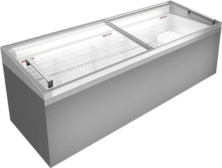 Profesjonalne urządzenia chłodnicze do supermarketów zwiększające sprzedaż 1800 mm 890 mm 890 mm 890 mm 850 mm 785 mm 850 mm 785 mm 850 mm 785 mm Chłodziarki i zamrażarki dla supermarketów SGTm 1172