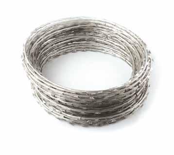 110 CONCERTINA - WYROBY Z DRUTU OSTRZOWEGO CONCERTINA - RAZOR WIRE PRODUCTS >> CONCERTINA ERZEUGNISSE AUS KLINGENDRAHT NAZWA /NAME / BEZEICHNUNG OPIS / DESCRIPTION / BESCHREIBUNG CENA ZŁ/SZT.