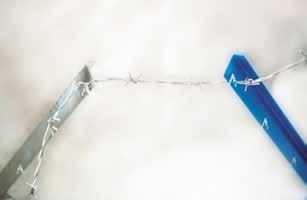 powlekany*/ Galvanized Coated*/ Verzinkt Beschichtet* Ocynkowany powlekany/ Galvanized Coated/ Verzinkt Beschichtet WYMIAR/ DIMENSION/ MAß Rdzeń/ Core/ Kern Ø 2X2 Kolce/ Barbs/ Stachel Ø 1,8 Rdzeń/