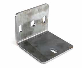 BLACHA KĄTOWA BASE PLATE >> GRUNDPLATTE FÜR PFOSTEN 117 WYMIAR / DIMENSION / MAß PRICE EUR /PCS ILOŚĆ W OPAKOWANIU* / PCS PER PACK* / STÜCK
