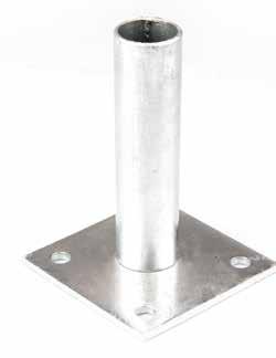 4,40 1 F00053 5mm RAL* 20,83 4,90 1 Φ42 F00055 Prosta / Straight / Gerade 5mm Ocynk ogniowy / Hot dip galvanized /Feuerverzinkt x 19,13 4,50 1 F00057 5mm RAL* 21,25 5,00 1 * Dostępny każdy RAL: 6005,