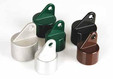 146 NAKŁADKI DO MOCOWANIA PODPORY ALUMINIOWE I Z TWORZYWA FASTENING CAPS ALUMINIUM AND PLASTIC SUPPORTS >> AUFLAGEN FÜR BEFESTIGUNG STÜTZEN AUS ALUMINIUM UND KUNSTSTOFF