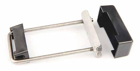 OBEJMA STRZEMIENNA TYP A Z KLORYNKĄ U-BOLT CLAMP TYP A WITH BACKING PLATE >> U-BÜGELSCHELLE TYP A MIT ANBOHRSCHELLE 61 OCYNKOWANE OGNIOWO HOT DIP GALVANIZED FEUER VERZINKT NAZWA / NAME /