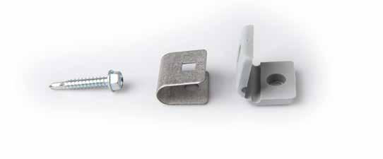 PRZELOTKA DO SIATKI STRONG PŁASKI M6/H-25MM M6/H-25MM STRONG FLAT FENCE CLIP FOR WIRE MESH >> TÜLLE FÜR GITTER STRONG FLACH M6/H-25MM 7