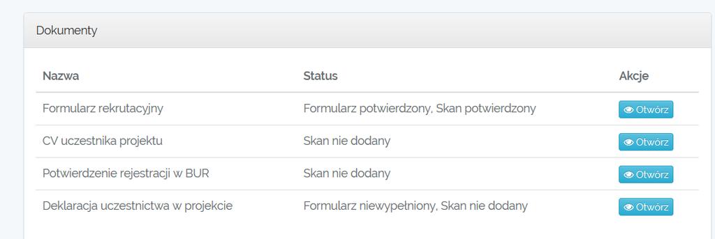 Jeżeli w formularzu rekrutacyjnym wybrałeś opcję z doradcą zawodowym (dotyczy działania 3.2.