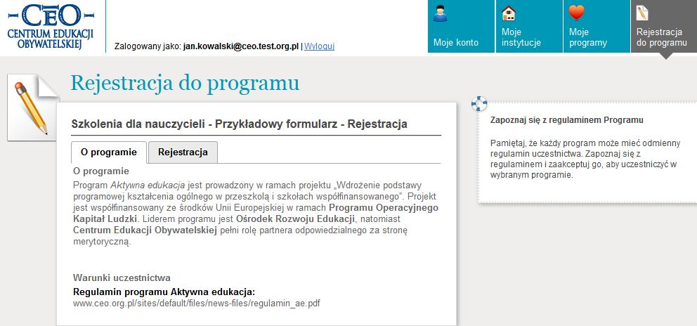 KROK 9 Wyświetlenie formularza zamówienia publikacji Jeśli posiadasz już konto w Społeczności CEO, kliknij w link: https://spolecznosc.