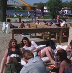 Wprowadzanie usług związanych z rzeką: a. Tworzenie barów, kafejek, restauracji, plaży b.