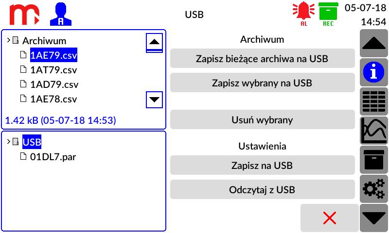 11. Zmiana hasła administratora Zmiana hasła Po zakończeniu konfiguracji i potwierdzeniu zmian, należy nacisnąć na dowolną ikonę z paska menu (inną niż ikona Menu Głównego).