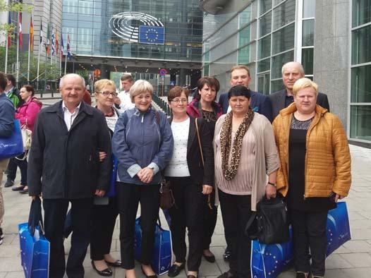 Laureaci konkursu Gwary z Gminy Brudzew gościli w Brukseli W dniach 1-5 maja 2017 r. grupa 48 Wielkopolan na zaproszenie Europosła Pana Andrzeja Grzyba uczestniczyła w wyjeździe studyjnym do Brukseli.