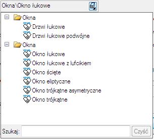 Stolarka okienna i drzwiowa Centruj ościeżnicę względem ściany umożliwia wprowadzenia okna po środku grubości ściany.