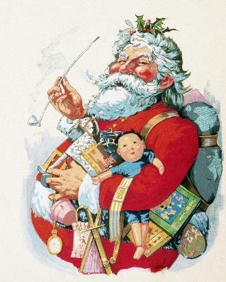 Postać Mikołaja popularyzował także amerykański karykaturzysta, Thomas Nast. 1 stycznia 1881 w magazynie Harper's Weekly artysta opublikował ilustrację, na której św.