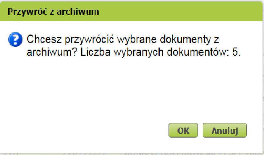 29 Pobranie dokumentów e-zla z PUE Po zaznaczeniu check-boxów z prawej strony i naciśnięciu