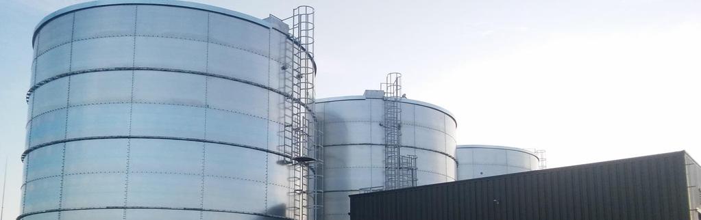 Szeroki zakres wyboru gabarytów zbiornika pozwala na dokładne dopasowanie zbiornika do wymogów Naszych Klientów KONSTRUKCJA ZBIORNIKA Konstrukcja zbiornika składa się z elementów stalowych