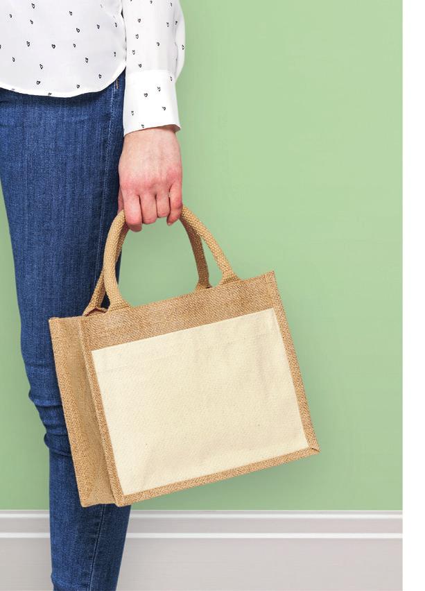 Na uroczyste chwile NOWOŚĆ W425 Torba na prezent wykonana z juty, z bawełnianą kieszenią Juta laminowana 100% płócienna, bawełniana przednia kieszonka Przednia kieszeń nadająca się do umieszczenia