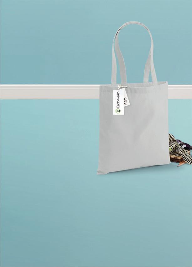 Na zakupy Twoje zakupy bez wyrzutów sumienia W801 W821 Torba na Zakupy EarthAware Organic Ekologiczna Torebka Spring EarthAware ORGANIC 100 content standard 100% bawełna płócienna organiczna - 340