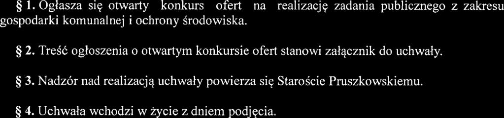 Ogłasza się otwarty konkurs ofert na realizację  środowiska.