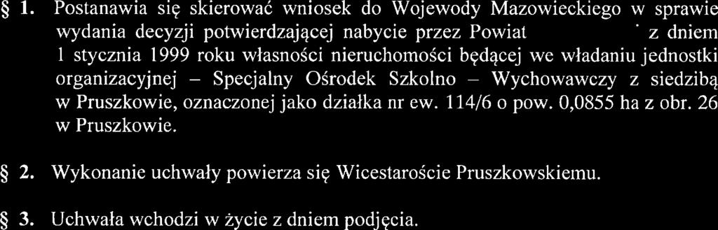 siedzibą w Pruszkowie, oznaczonej jako