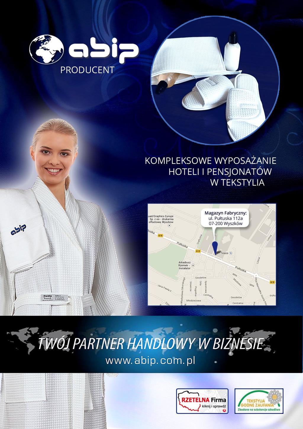Szybki kontakt: mail: abip@op.pl tel. +48 503-336-540 +48 508-121-779 www.abip.com.