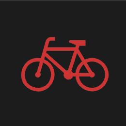 1. Sygnał ten oznacza (rower ma kolor czerwony): a.