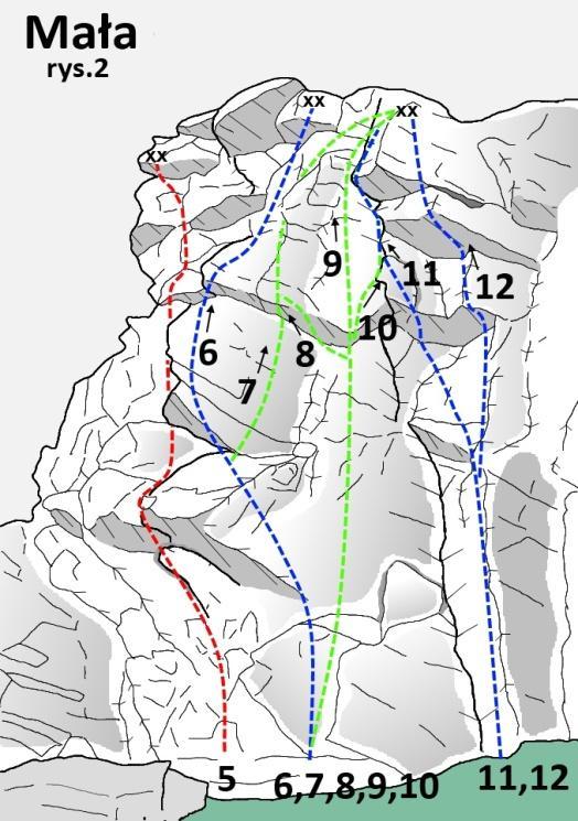 Kombinacja VI.3+/4 (5R+ST), A. Tabisz 2011 10. Lista strąceń VI.3 (4R+ST), J. Bielecki 1995 11. Małe branie VI.1 (4R+ST), J. Bielecki 1995 12. Spitfajer VI.2 (4R+ST), J.Bielecki 1996 13.