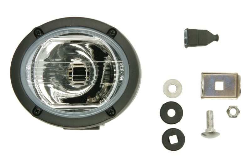 39040 Lampa robocza (H3, 12/24V, 70W 104mmx120mmx100mm, mocowanie boczne; obudowa tworzywo; optyka FF;