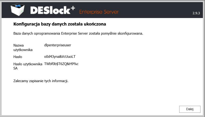 Instrukcja konfiguracji dostępna pod adresem: http://support.deslock.com/kb167 g.