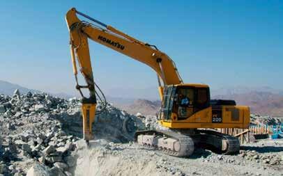 Dane techniczne Przegląd właściwości MŁOTY HYDRAULICZNE ATLAS COPCO - MB Młoty Atlas Copco serii MB zapewniają niskie koszty w całym okresie eksploatacji.