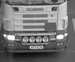 Typ: ciężarowy z przyczepą Producent (model): Scania Prędkość: 53