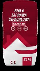 ZAPRAWY Biała Zaprawa Szpachlowa Zaprawa przeznaczona do szpachlowania, wyrównywania,