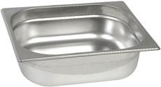 przechowywanie żywności w chłodniach i mroźniach OD: 11 50 1 POJEMNIK GN 1/1-530 x 325 mm H V Cena (zł) mm litry netto (brutto) 111021 20 2,2 21,50 (26,45) 111041 40 5,0 25,00 (30,75) 111061 65 8,0
