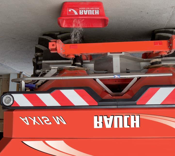 Wyposażenie dodatkowe Doświadczenie pomaga kontrola daje pewność Standardowy zestaw do próby kręconej Europejska norma ochrony środowiska dla rozsiewaczy nawozów nakłada na producenta obowiązek
