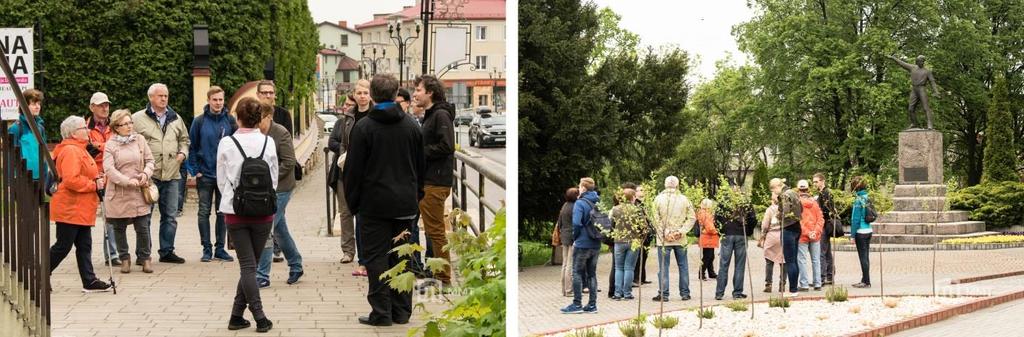 10 20 maja 2017 r. zainteresowane osoby wzięły udział w spacerze edukacyjnym po osiedlu Stare Tychy, który został zorganizowany przez Muzeum Miejskie w Tychach.