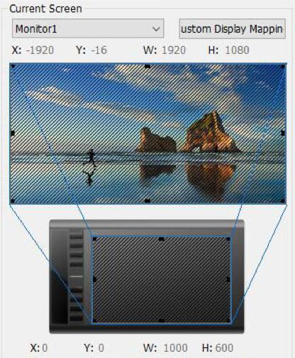 Relative (Mouse) Mode: Tryb myszki, Strefa robocza nie odpowiada każdemu punktowi na ekranie i Twoje pióro działa jak myszka. 5. "Windows Ink" Włączanie i wyłączanie funkcji "Windows Ink" 6a.