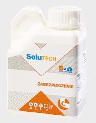 SoluTECH ZABEZPIECZENIE Zabezpiecza przed korozją, przeciekami i gromadzeniem się gazów, dzięki czemu zmniejsza koszty eksploatacji instalacji c.o. Przeznaczony do instalacji wykonanej z miedzi, stali i aluminium.