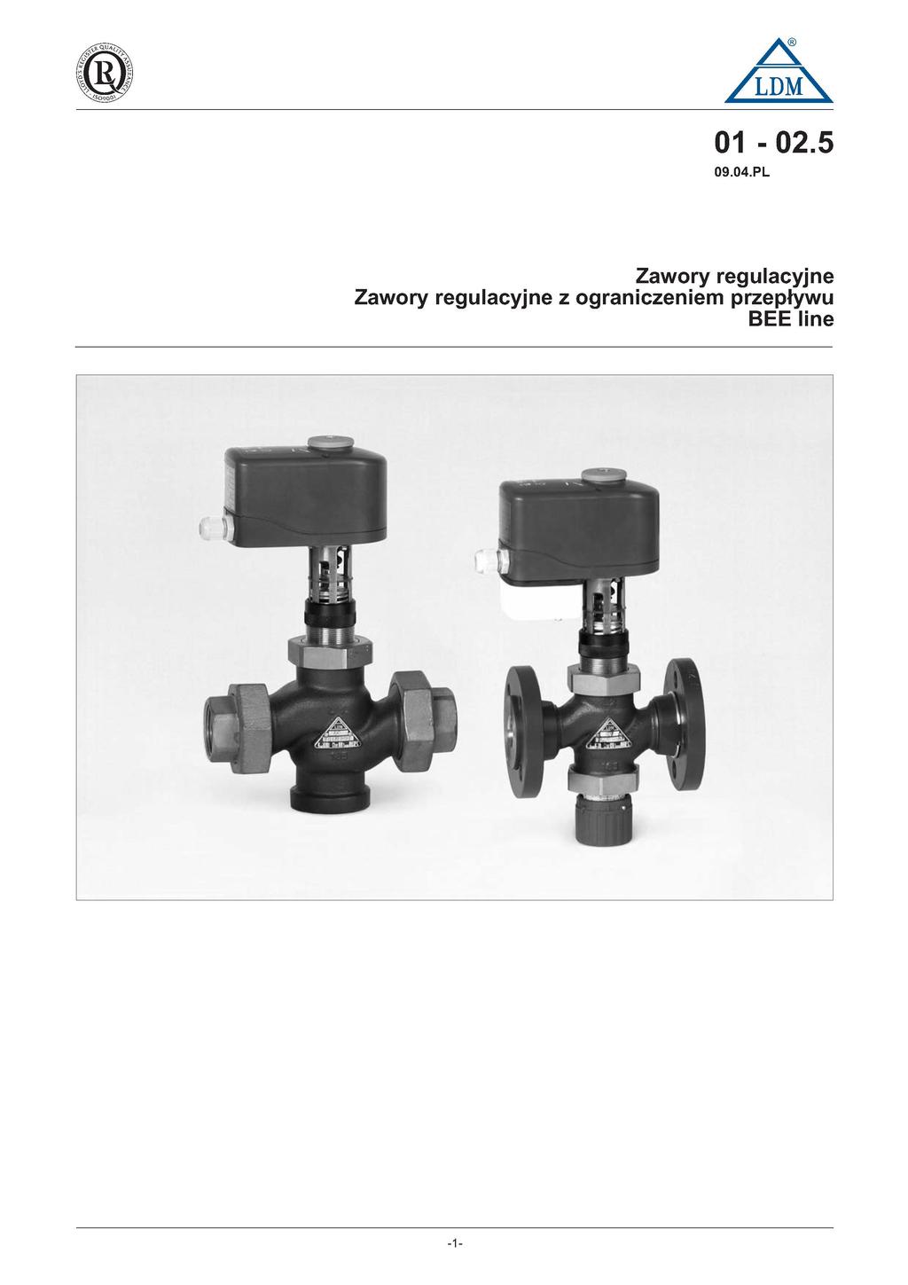 01-0.5 09.0.PL Zawory regulacyjne Zawory