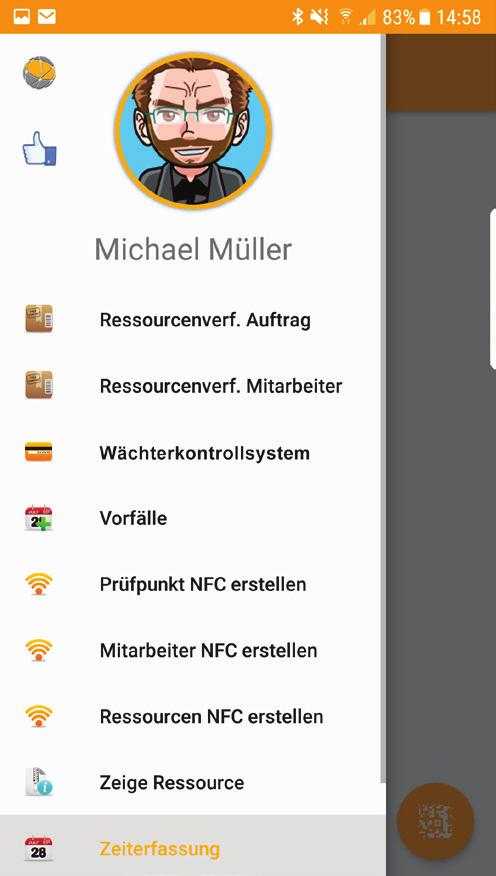 Polega to na skanowaniu tagów NFC umieszczonych w punktach kontrolnych.